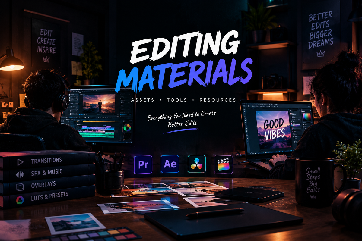 Editing material